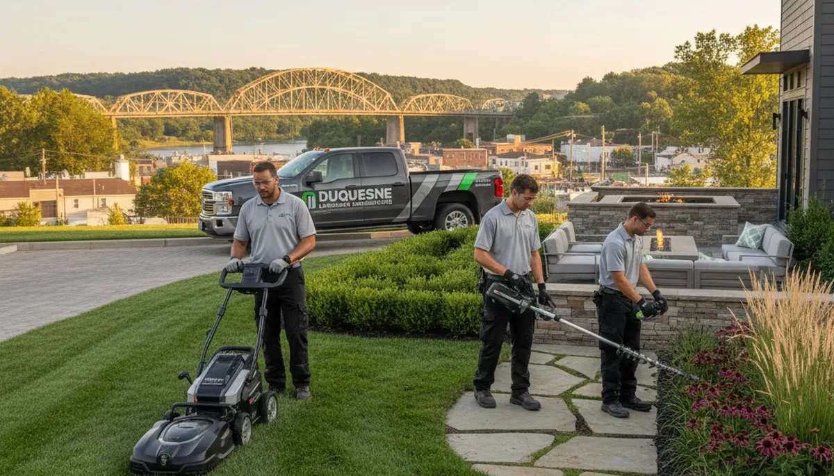 Landscaping team serving Pittsburgh, PA with professional lawn care and outdoor maintenance